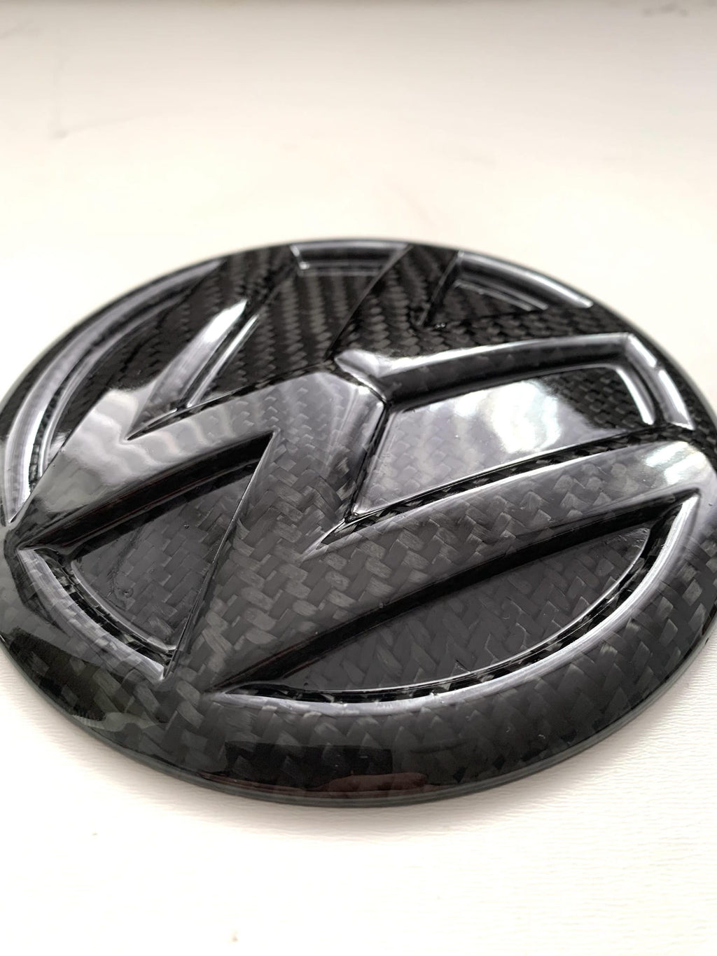 VW Golf Mk6 Front & Rear Badge Emblem Carbon Fiber