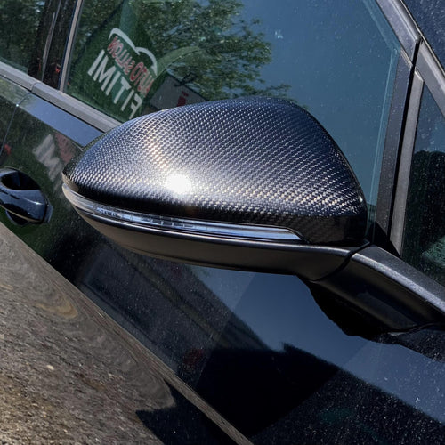 Golf MK6 Carbon Fiber Mirror Caps
